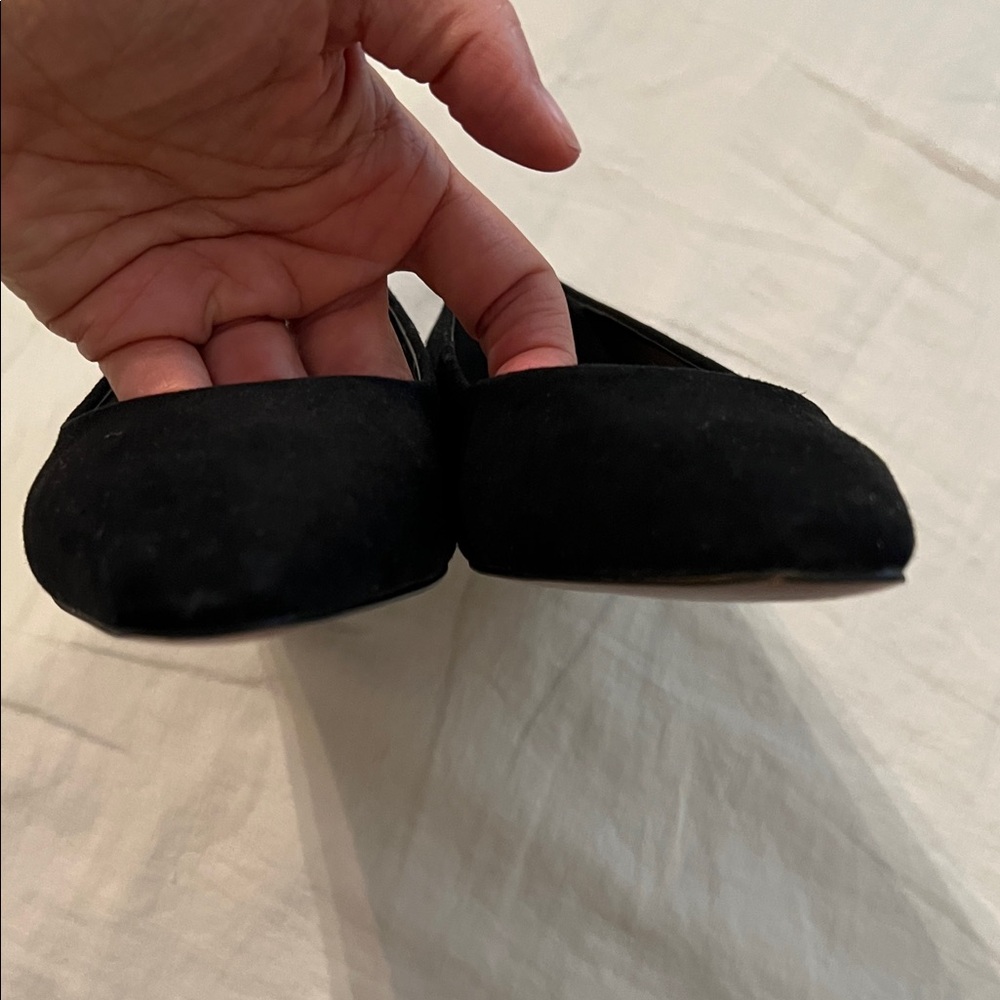 Banana Republic Black Suede Flats, size 8.5 - Picture 7 of 8